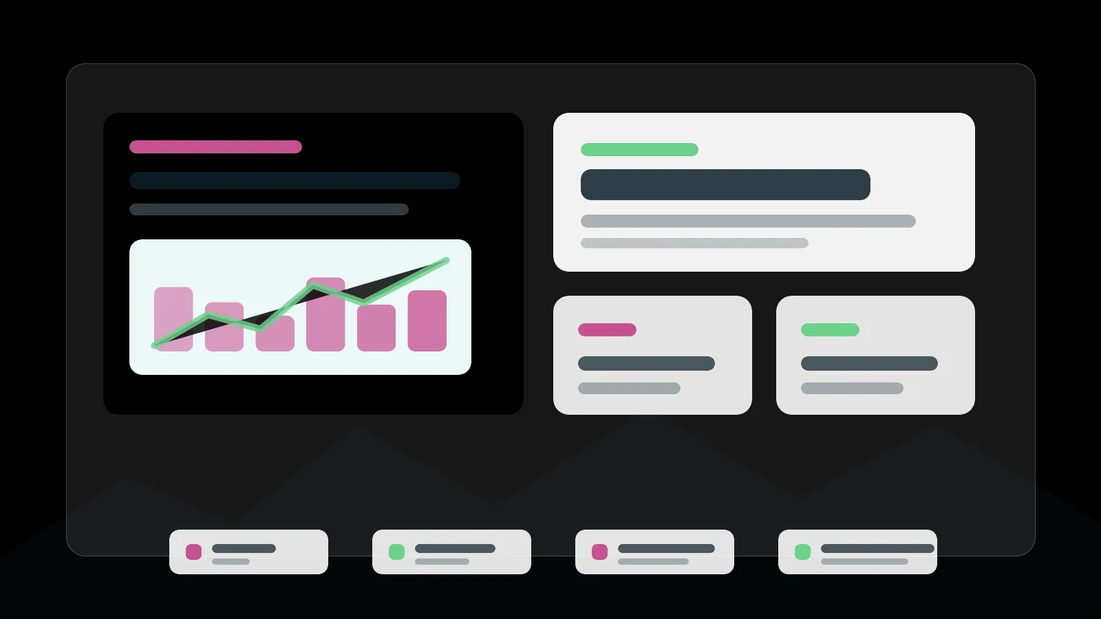 Immersive dashboard visual for a program engagement platform